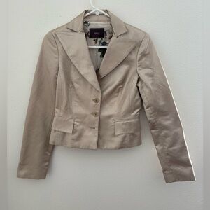 kulson Beige Tailored Women's Blazer Size 40 Made in Italy (See Measurements)